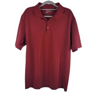 Nike Golf Tour Performance Dri Fit Burnt Orange Collared Top L